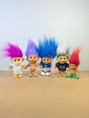 Vintage Trolls Dolls, Russ, TNT, and IMM 1990s
